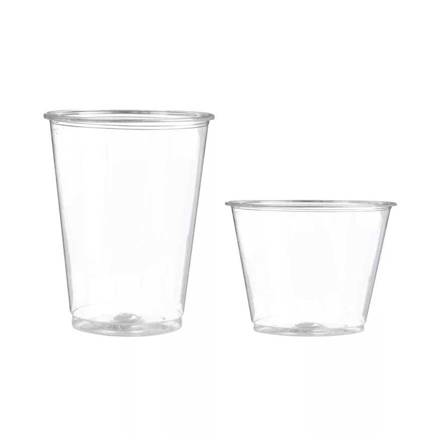 10 Pcs Transparent Disposable Glass Cups Mixing Jars - eStationers