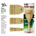 Mont Marte Studio Goat Hair Brush Set 3pce