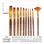 Keep Smiling Mix Brush Set 10pcs