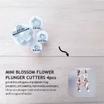 Mini Blossom Flower Fondant Plunger Cutter