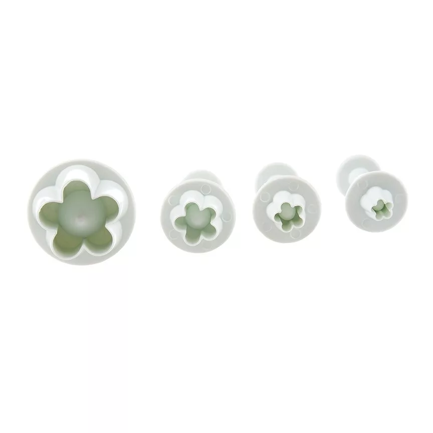 Mini Flowers Plunger Cutters for Polymer Clay, Art Jewelry, Mixed-Media and More